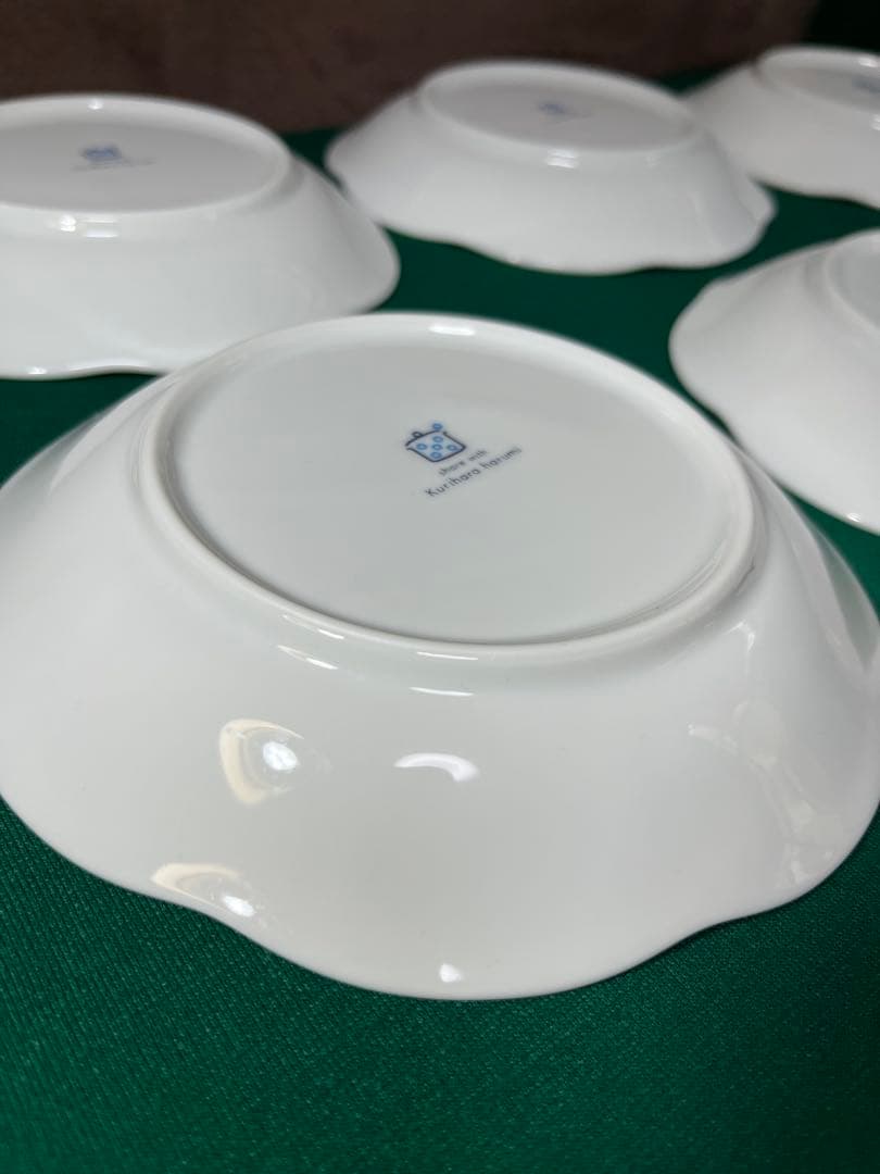 栗原はるみ　葡萄　レリーフ　取り皿　６枚セット