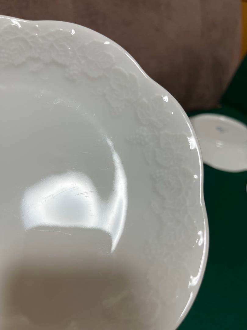 栗原はるみ　葡萄　レリーフ　取り皿　６枚セット