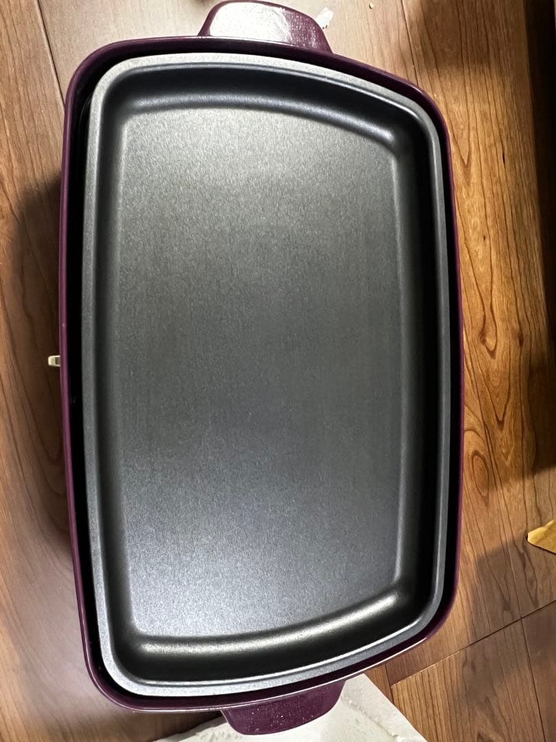 ク*中様 BRUNO☆ ブルーノ☆ホットプレート☆グランデ ☆深鍋　限定ワインレ