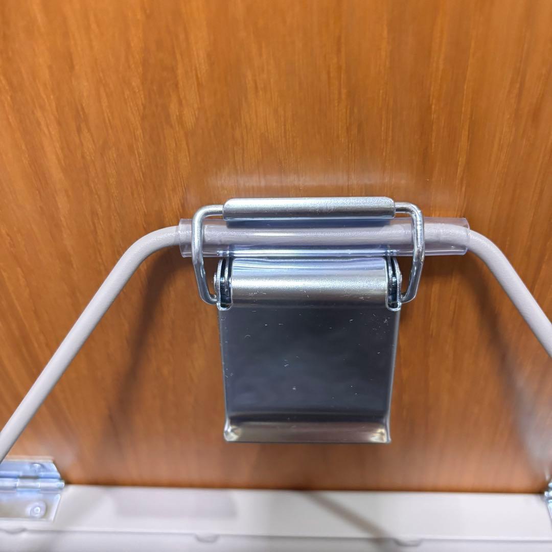 【美品】無印良品　折りたたみ式スチールパイプテーブル　2025年製　送料無料