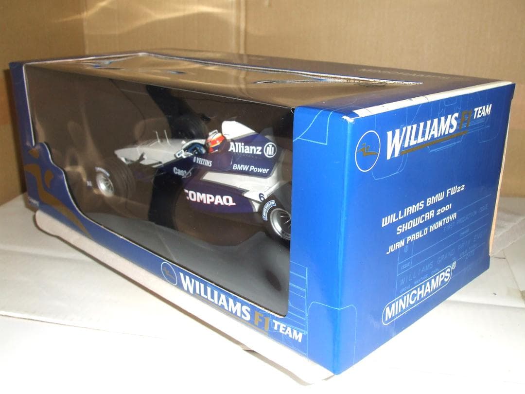 ウィリアムズ　FW２２　SHOWCAR　モントーヤ　ミニチャンプス　１／１８
