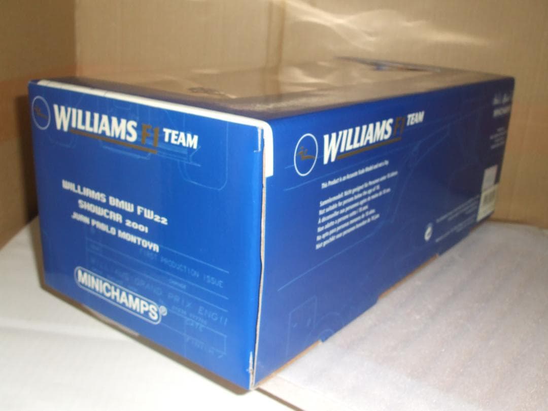 ウィリアムズ　FW２２　SHOWCAR　モントーヤ　ミニチャンプス　１／１８