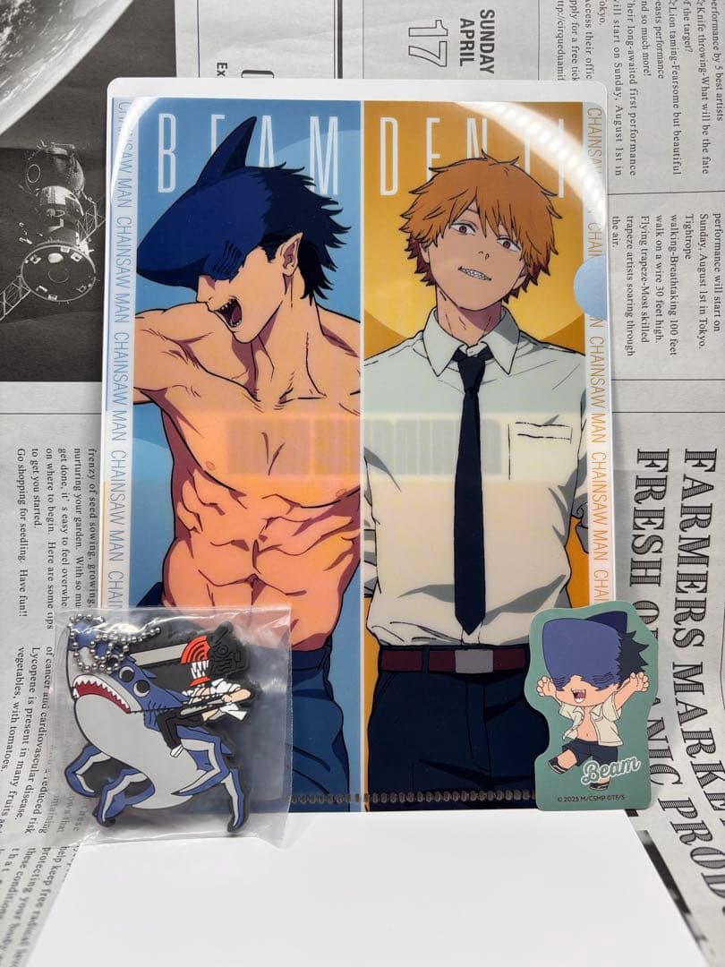 チェンソーマン レゼ 編 キーホルダー フィギュア クリアファイル ビーム