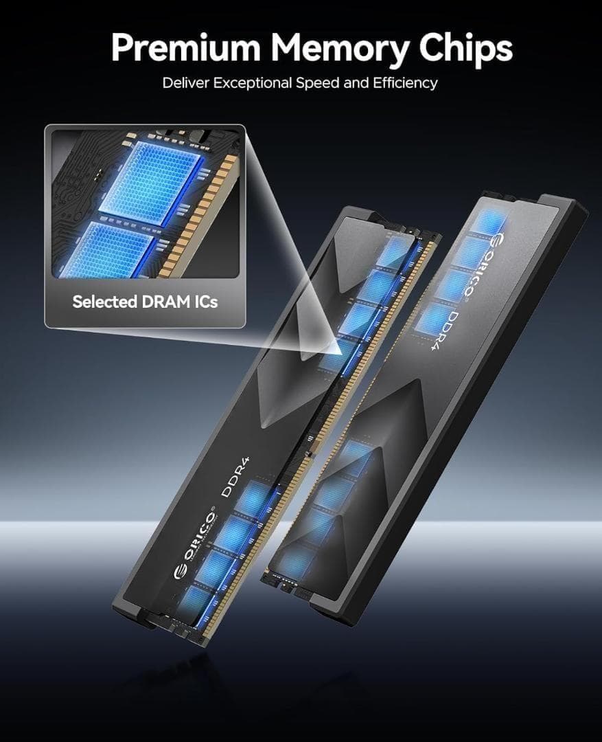 ORICO Raceline Racer DDR4メモリ (8GB×2枚組)