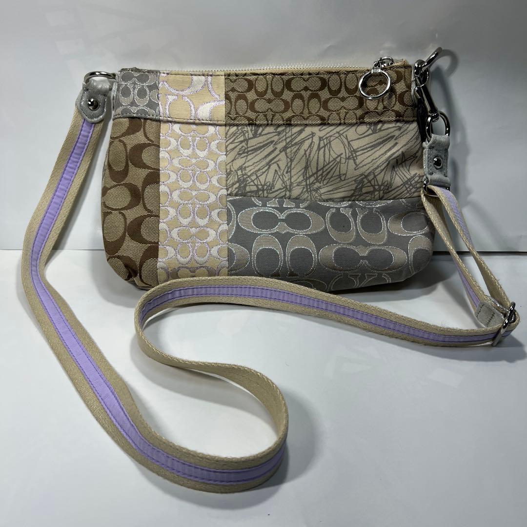 coach コーチ POPPY ポピー ショルダーバッグ スパンコール【美品】