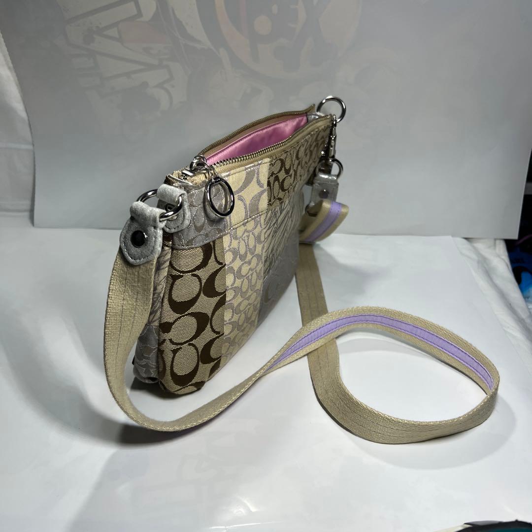 coach コーチ POPPY ポピー ショルダーバッグ スパンコール【美品】