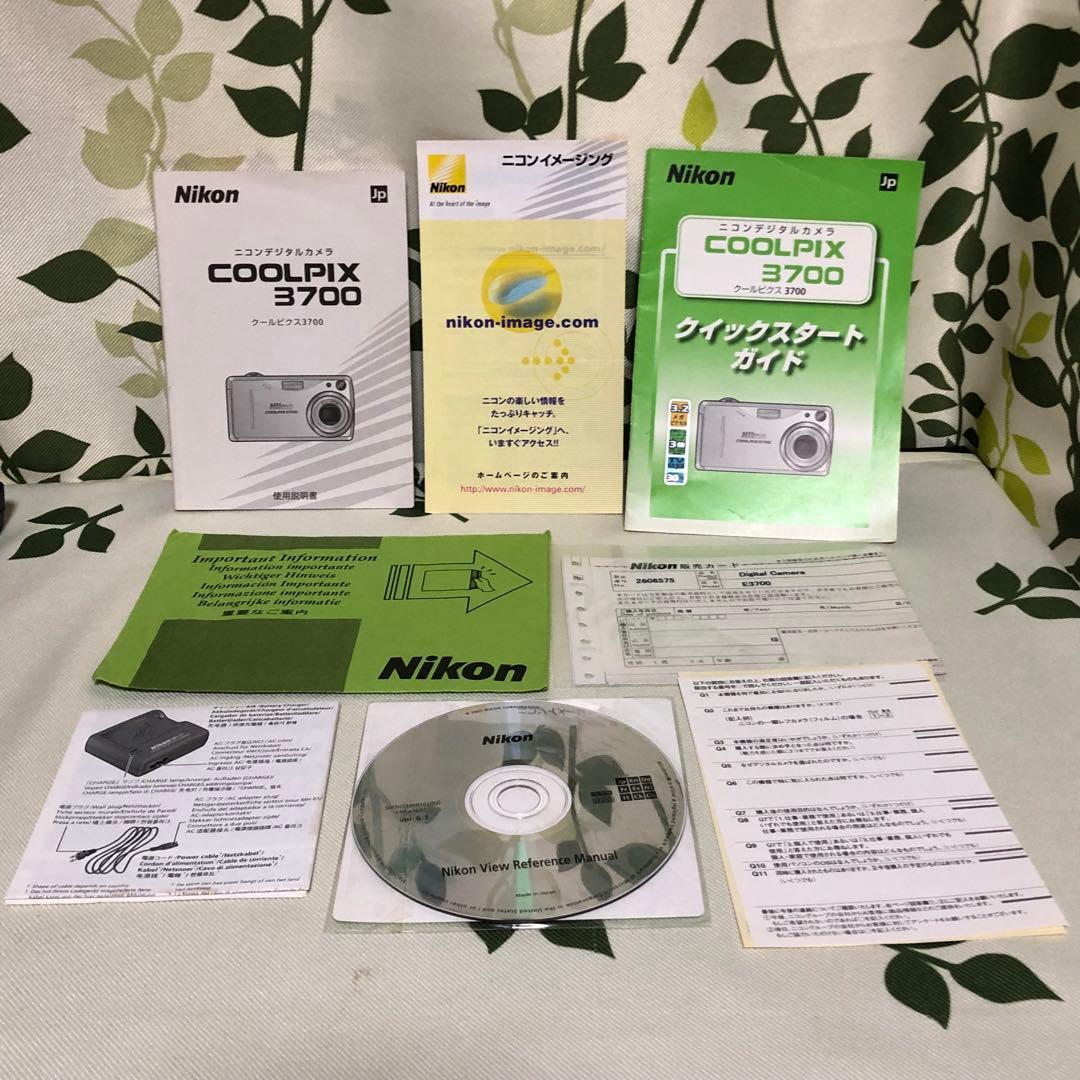 メ(^ ^)P【Nikon 】coolpix3700 起動確認済み