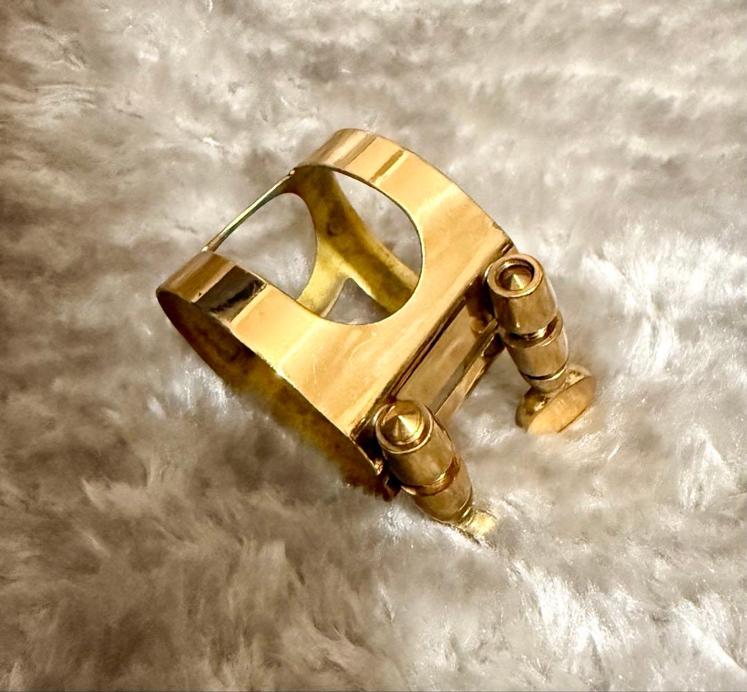 SELMER テナーサックス用リガチャー①《旧タイプ》2本締め スモールIN