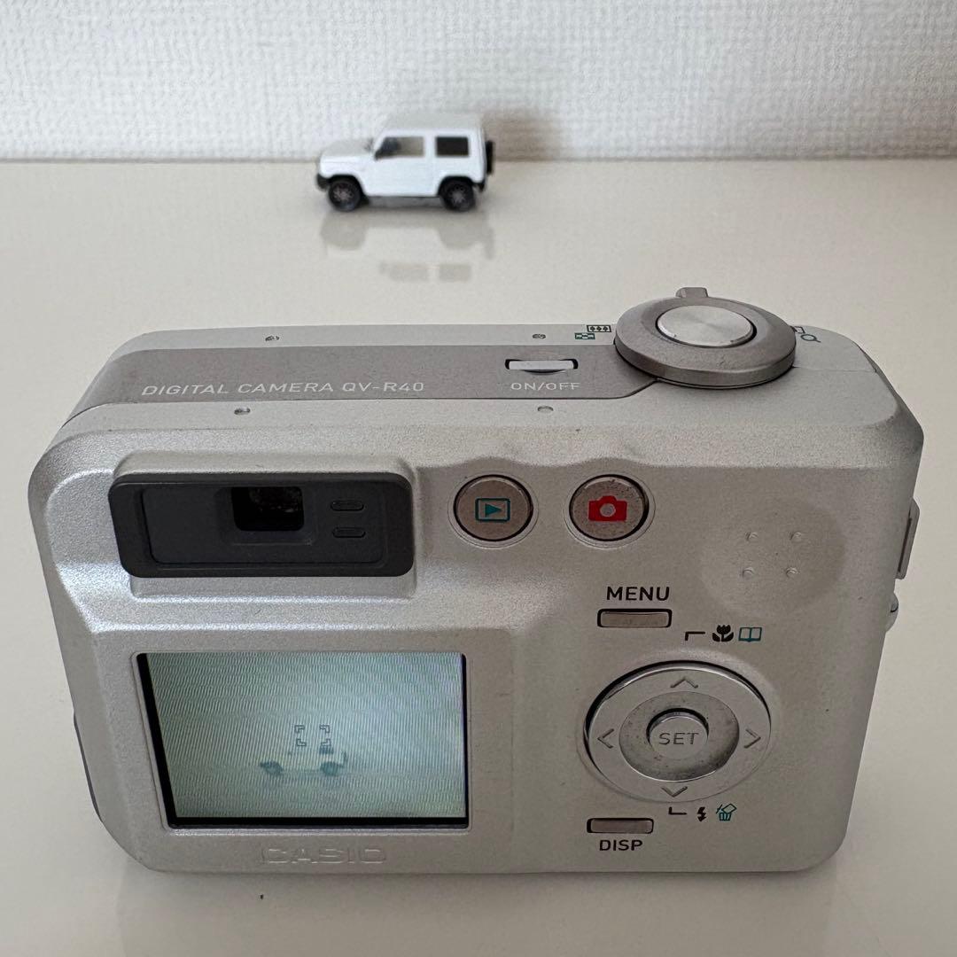 【動作確認済・良品】コンパクトデジタルカメラ QV-R40 4.0メガピクセル