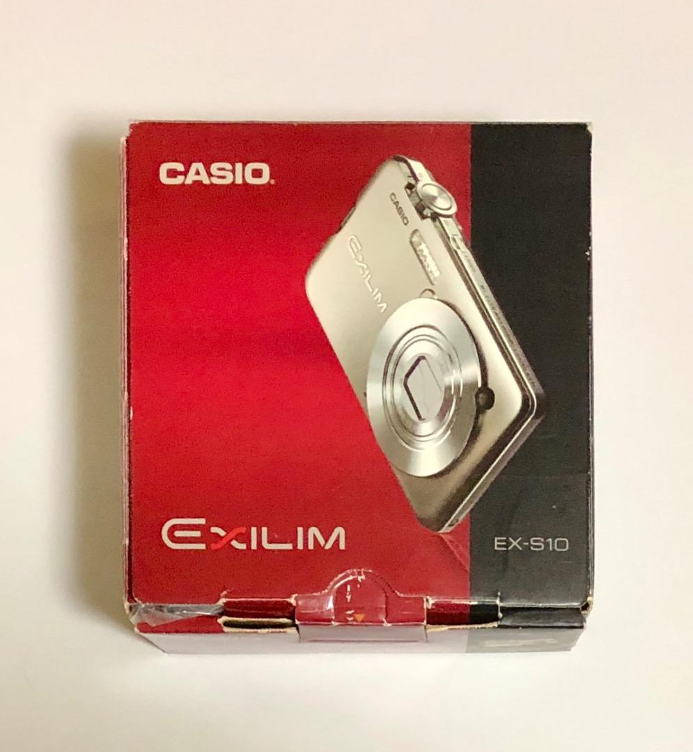 CASIO EXILIM EX-S10 動作確認済み　付属品有＋カラビナポーチ