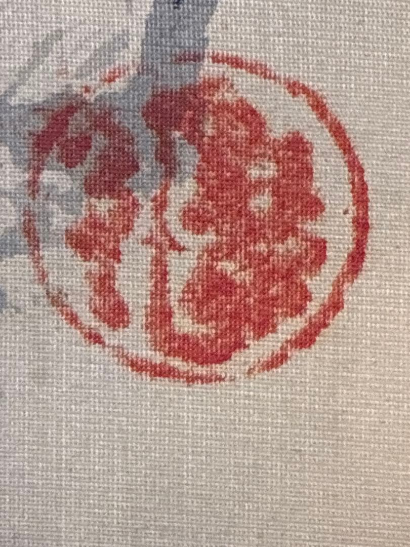 掛軸　白雲筆　山水図　紙本淡彩　肉筆作品　縦200cm×横62cm