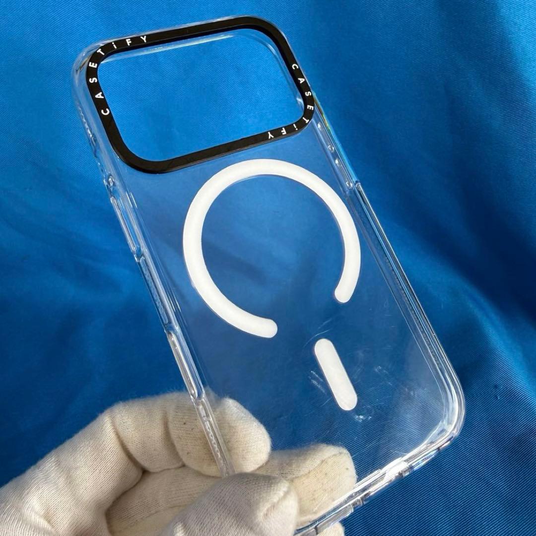 美品 CASSETIFY iPhone 17 Pro クリアケース 透明