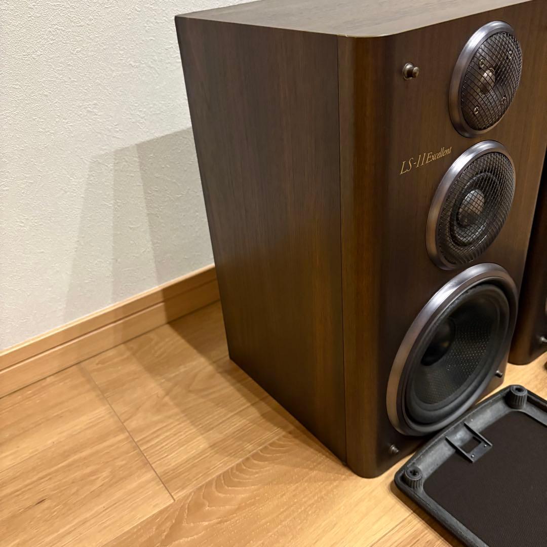 美品 名器 稀少 KENWOOD LS-11EX 3wayスピーカー 2セット