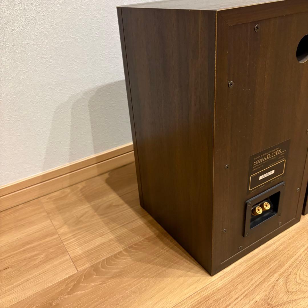 美品 名器 稀少 KENWOOD LS-11EX 3wayスピーカー 2セット