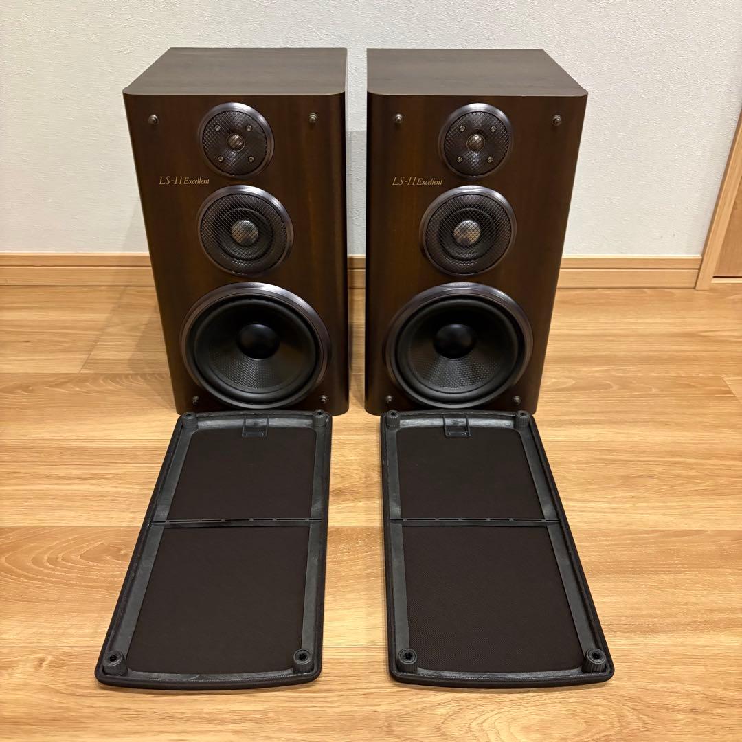 美品 名器 稀少 KENWOOD LS-11EX 3wayスピーカー 2セット