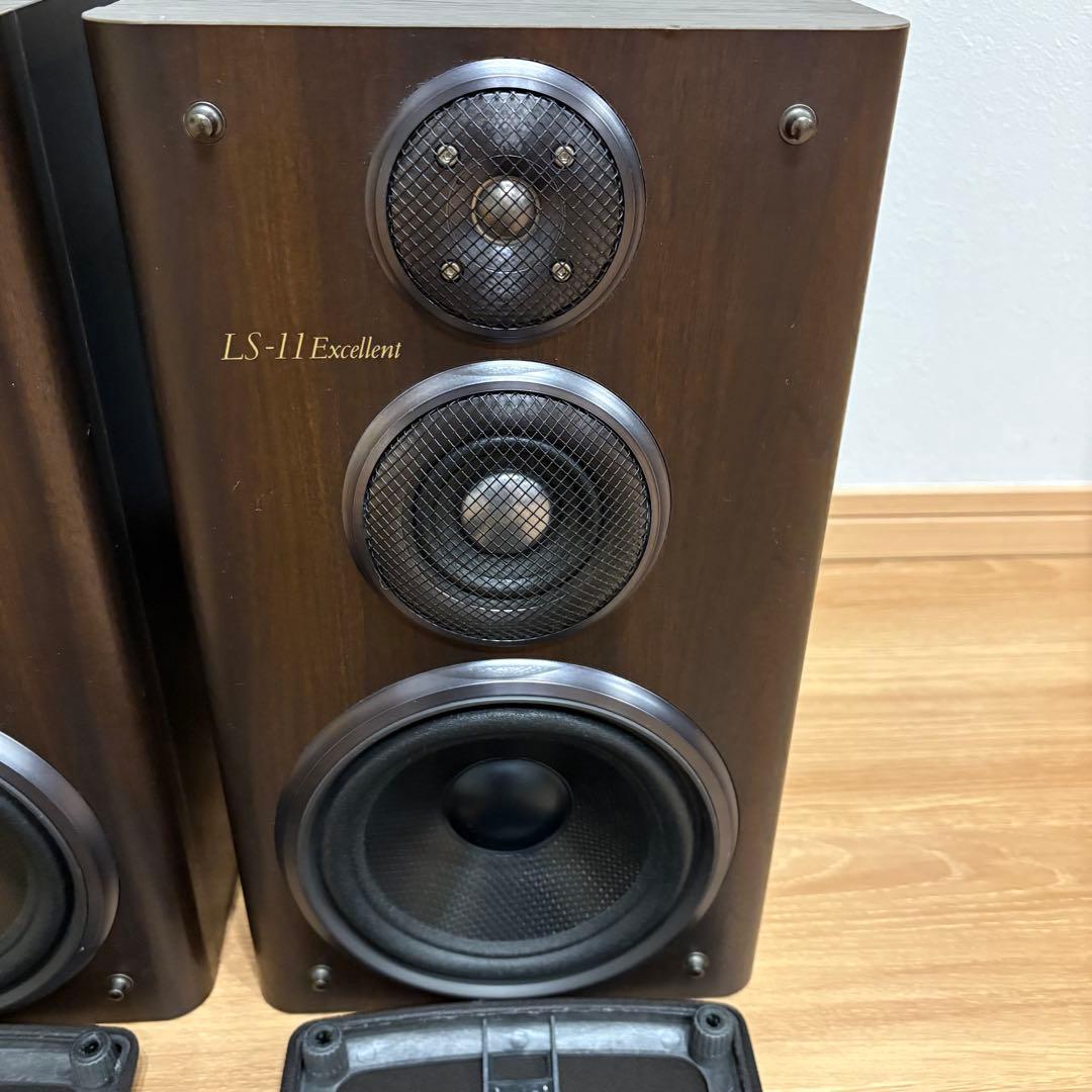 美品 名器 稀少 KENWOOD LS-11EX 3wayスピーカー 2セット