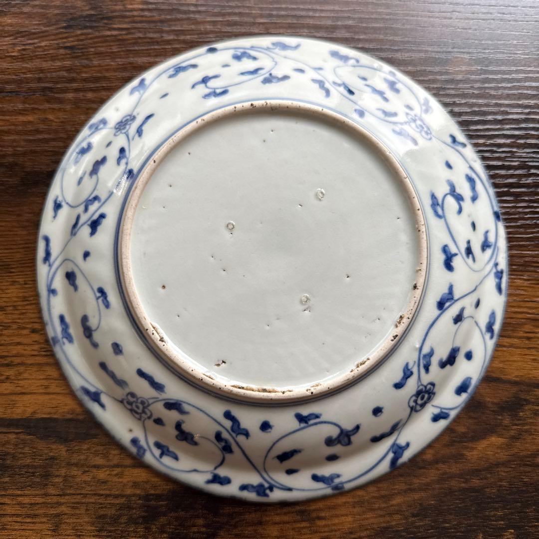 江戸時代、芙蓉手、古伊万里、七寸、コオロギ、上手物、即購入OK、すぐに匿名で発送