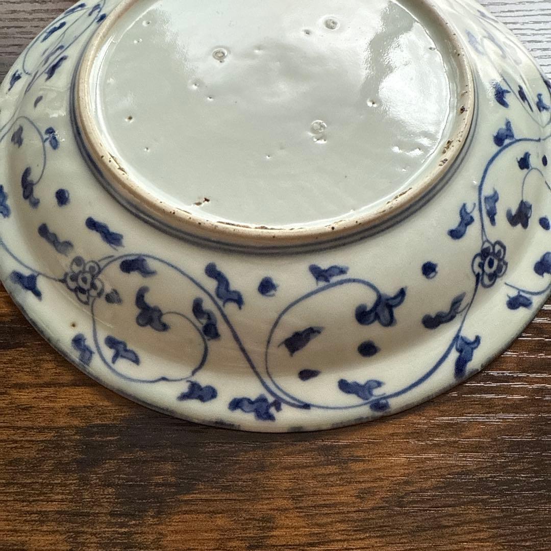 江戸時代、芙蓉手、古伊万里、七寸、コオロギ、上手物、即購入OK、すぐに匿名で発送