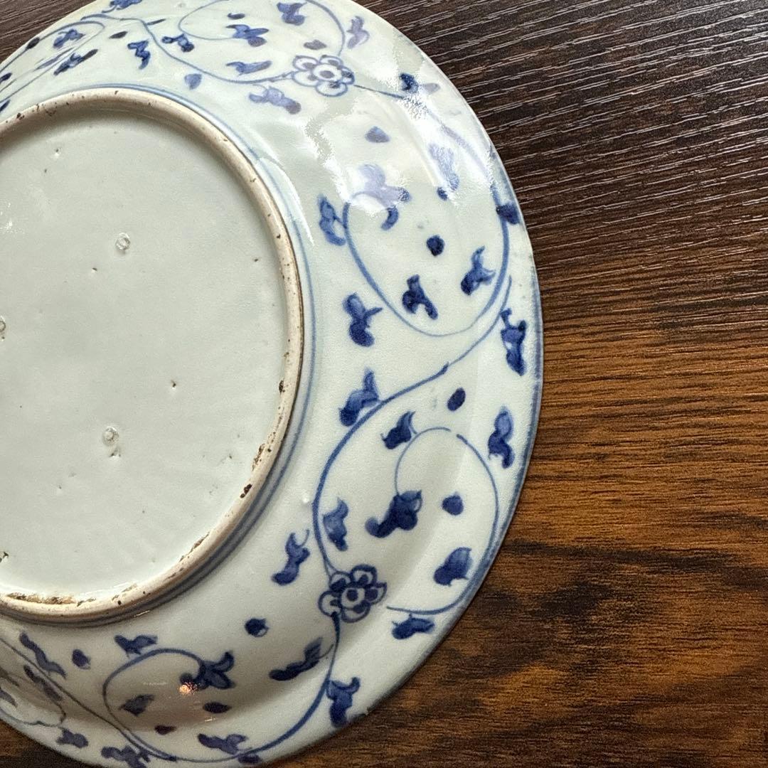 江戸時代、芙蓉手、古伊万里、七寸、コオロギ、上手物、即購入OK、すぐに匿名で発送