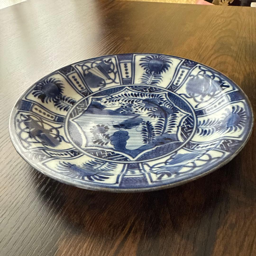 江戸時代、芙蓉手、古伊万里、七寸、コオロギ、上手物、即購入OK、すぐに匿名で発送