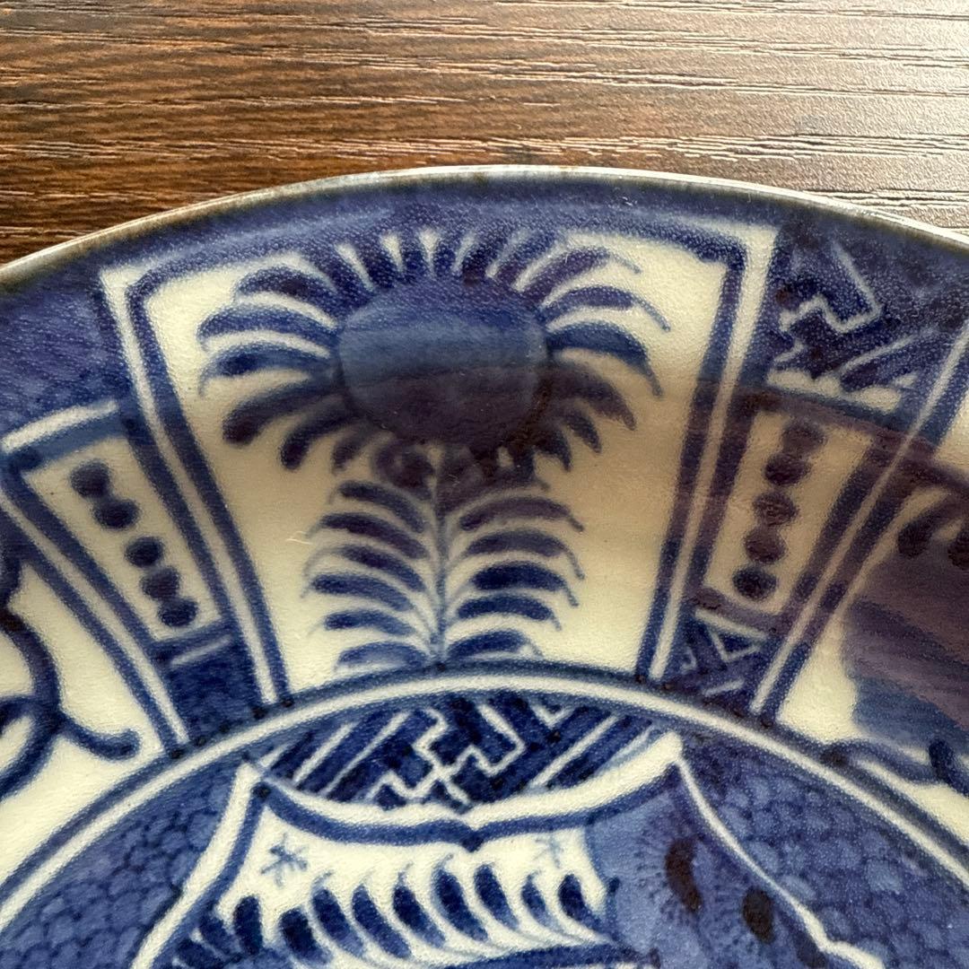 江戸時代、芙蓉手、古伊万里、七寸、コオロギ、上手物、即購入OK、すぐに匿名で発送