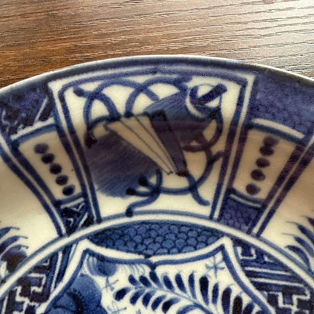 江戸時代、芙蓉手、古伊万里、七寸、コオロギ、上手物、即購入OK、すぐに匿名で発送