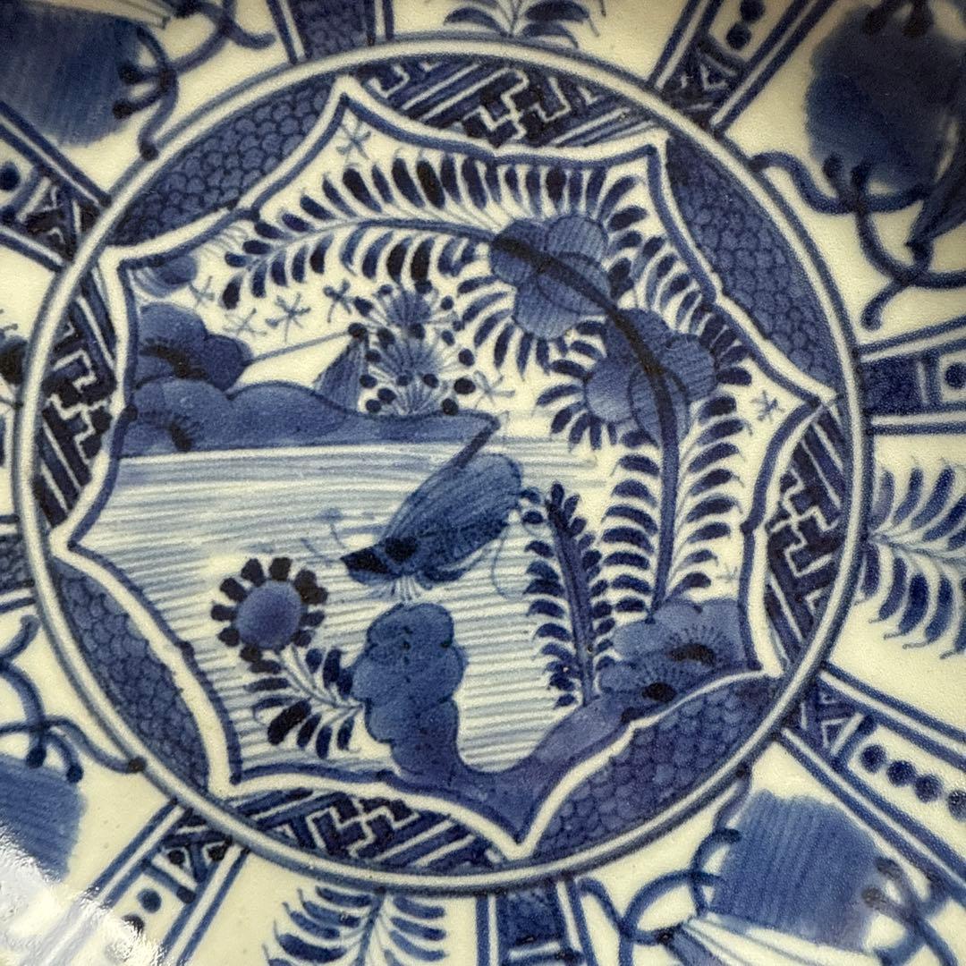 江戸時代、芙蓉手、古伊万里、七寸、コオロギ、上手物、即購入OK、すぐに匿名で発送