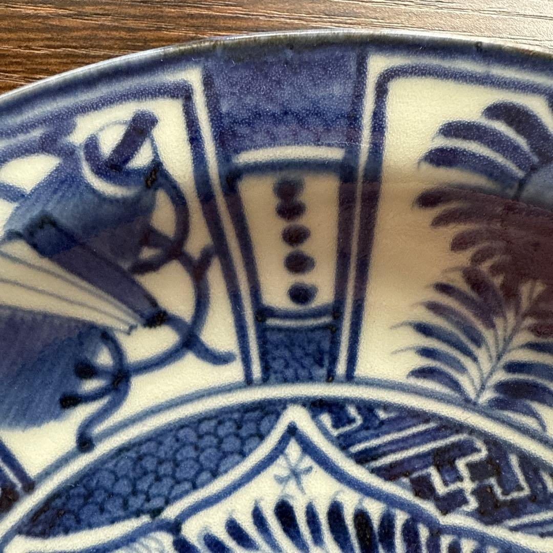 江戸時代、芙蓉手、古伊万里、七寸、コオロギ、上手物、即購入OK、すぐに匿名で発送