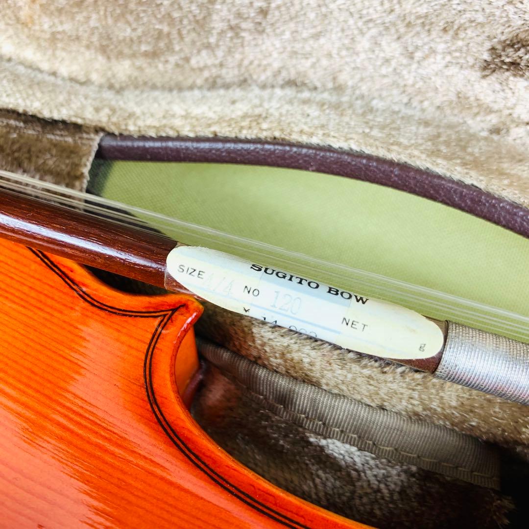 Kiso Suzuki バイオリン 4/4 SM-65 虎杢 杉藤弓 ケース付き