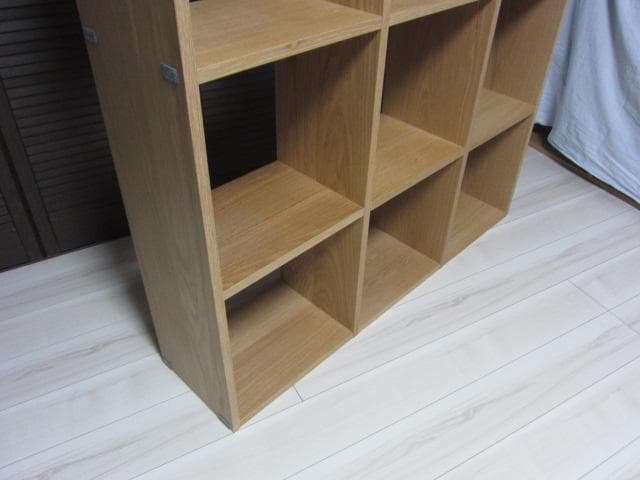 MUJI /無印良品　スタッキングシェルフセット・3列×5段・オーク材