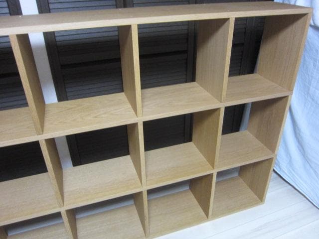 MUJI /無印良品　スタッキングシェルフセット・3列×5段・オーク材
