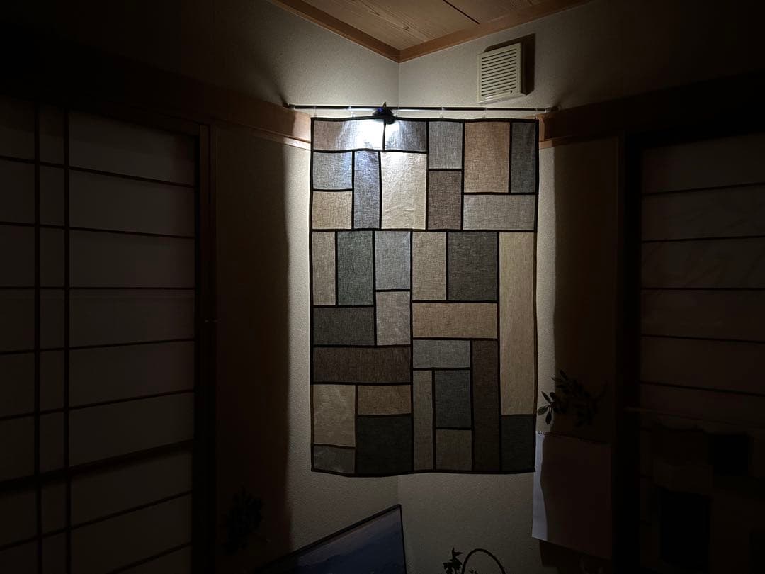 「淡色」コットンリネンポジャギ