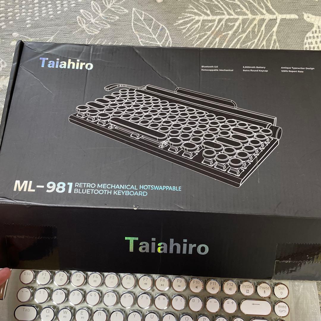 Taiahiroタイプライター風キーボード　Bluetooth