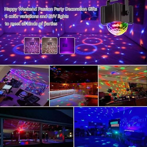 PAIFIEVD ミラーボール 音声起動 ディスコライト パーティーライト、Up
