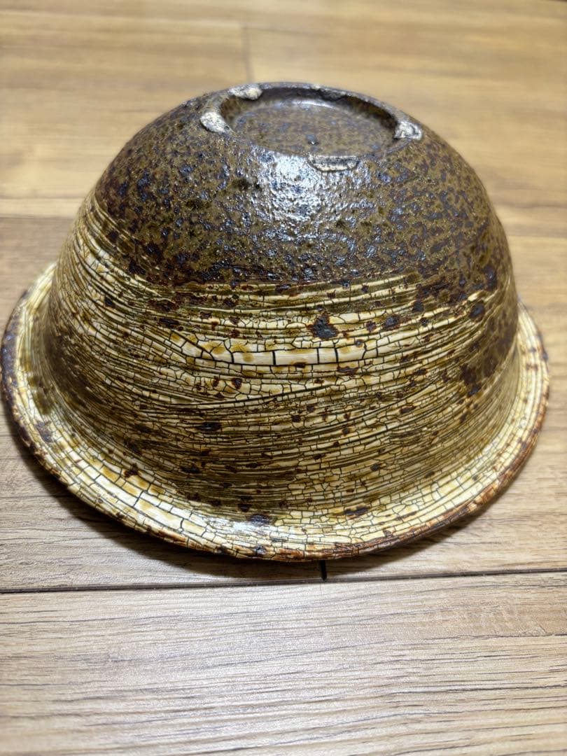 余宮隆 師:中里隆 刷毛目 大鉢 希少品 かいらぎ 梅花皮 中川自然坊 作家さん