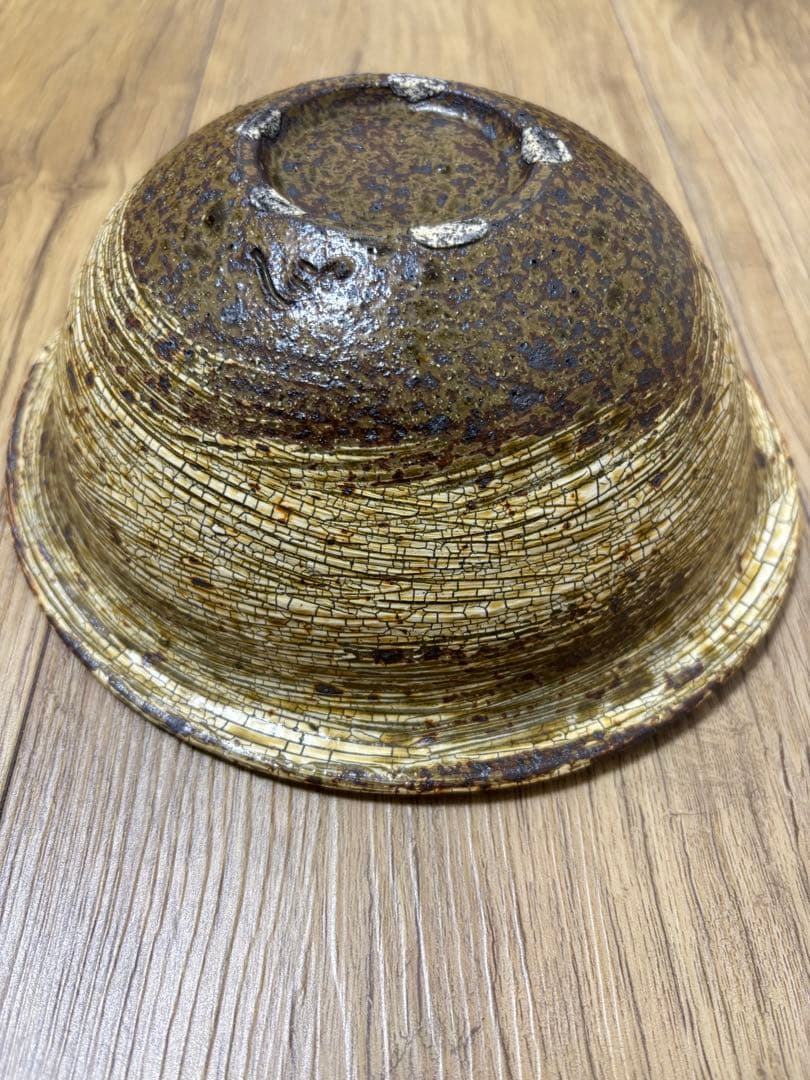 余宮隆 師:中里隆 刷毛目 大鉢 希少品 かいらぎ 梅花皮 中川自然坊 作家さん