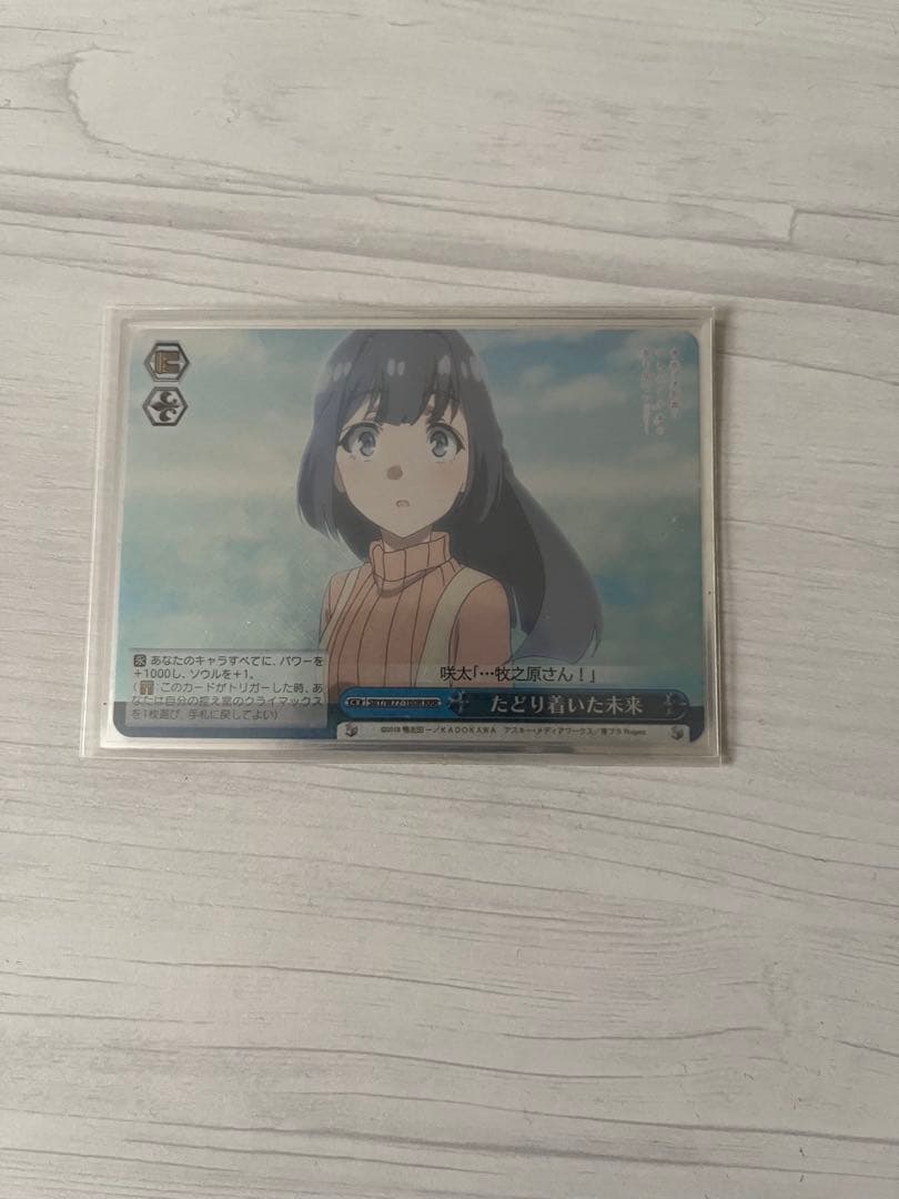 ヴァイスシュヴァルツ　青ブタ　ダブルヒロインデッキ　おまけ付き