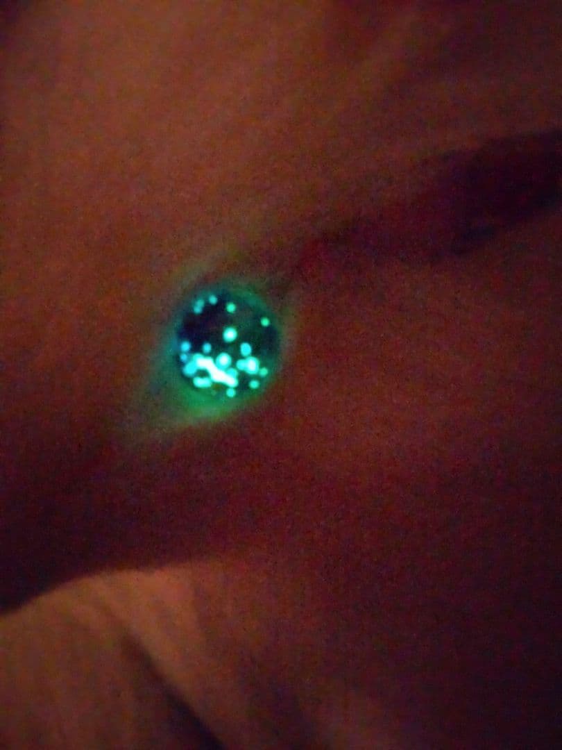 光る瞳☆蓄光琉球ガラス☆双尾天龍アートドールDragonドラゴンartdoll