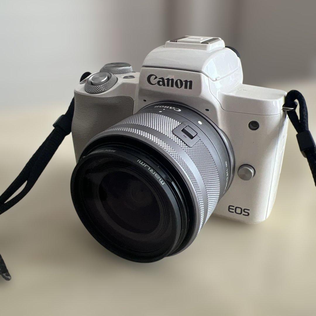 Canon EOSKissM バッテリー 充電器 保護フィルム 取扱説明書付き