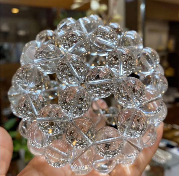 16mmA級品水晶フラーレン置物❣️ 宇宙エネルギー✨美しい　幸福呼ぶ奇石