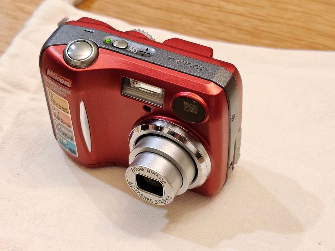 【動作確認済み】ニコン COOLPIX 3200 オールドコンデジ デジカメ