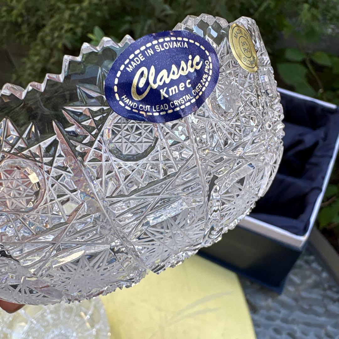 【高級】Kmec HANDCUT pbo24％LEADクリスタル中鉢6つ