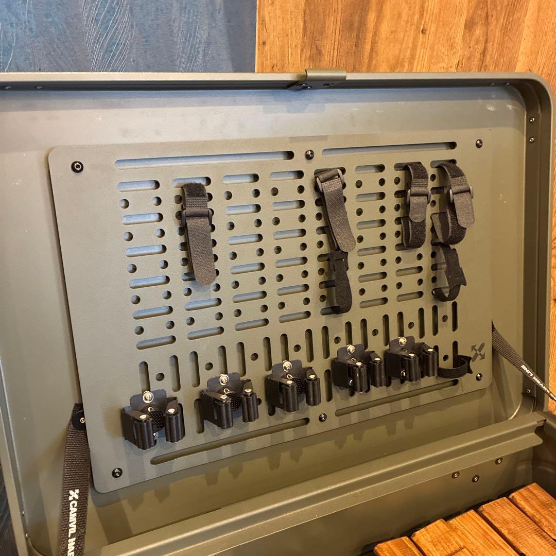 CAMVIL（ケムビル）アルミボックス60L コンテナボックス カスタムセット