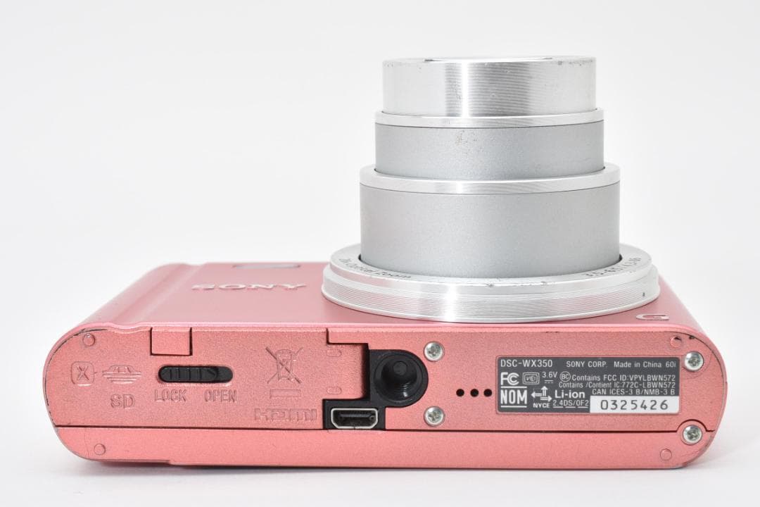 ソニー　SONY Cyber-shot DSC-WX350　ピンク　動作確認済