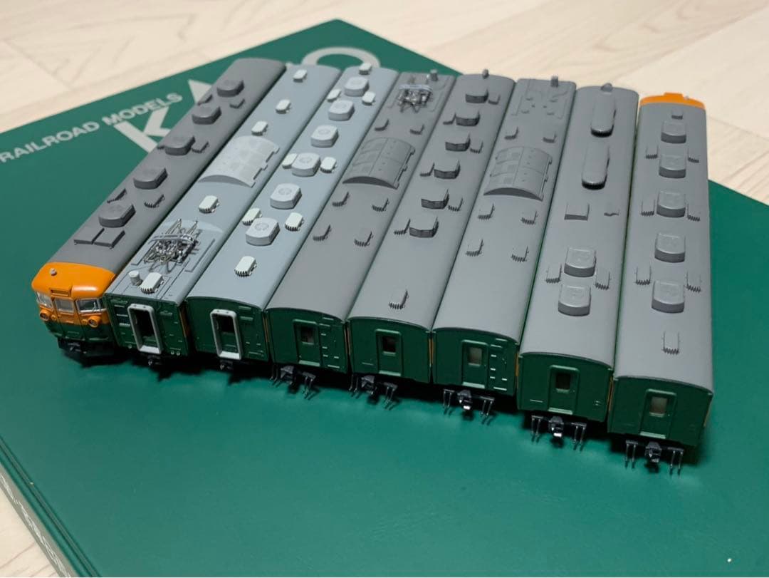 kato 165系（低屋根） 8両　美品　純正室内灯装備
