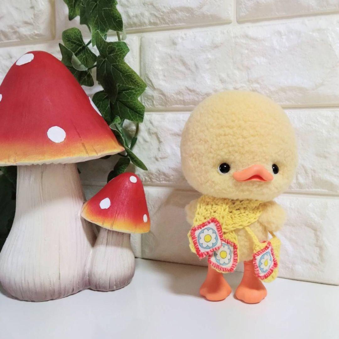 ぬいぐるみ✽アートドール✽ぴっぴちゃん✽中サイズ