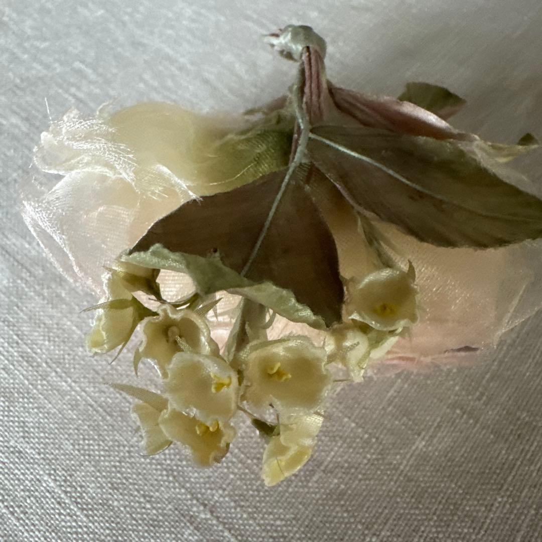 山上るい　布花　ばら　薔薇　白、ピンク手作り　可憐　美しい　未使用