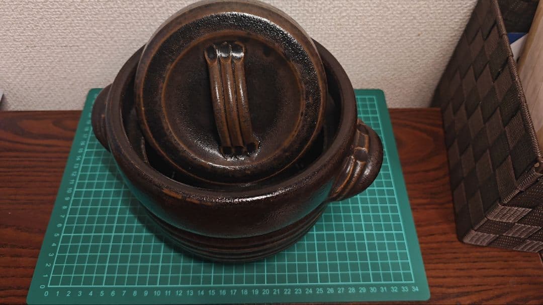 ご飯釜（炊飯土鍋） 窯変天目 3合炊き