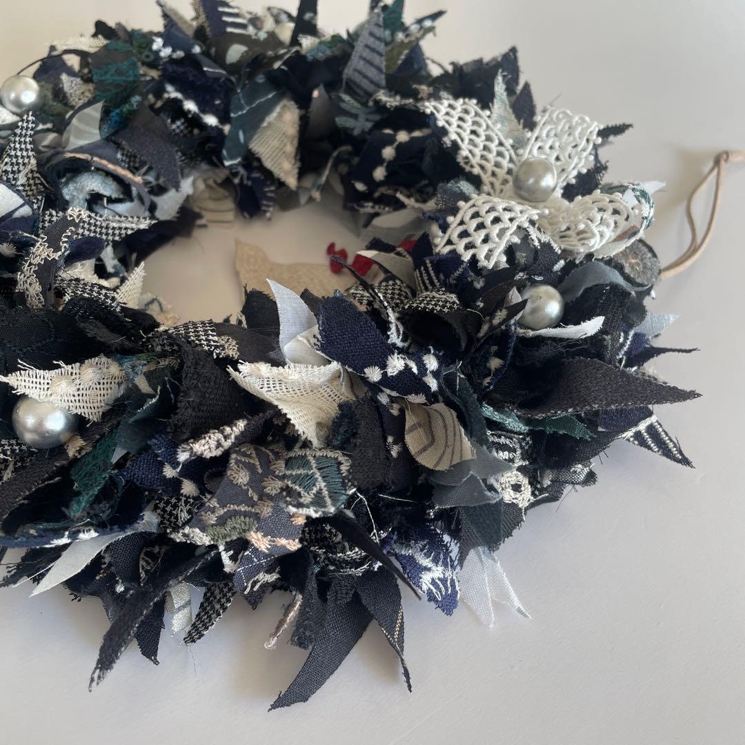 ミナペルホネン ⭐️ ハンドメイド ⭐️ シックな大人 可愛い リース 限定1点