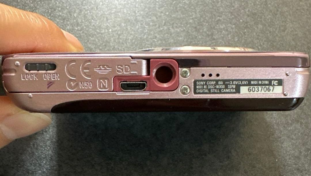 SONY Cyber shot デジタルカメラ DSC-WX50 ピンク